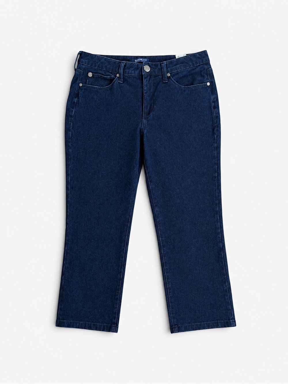 Bandolino Selene Dark Wash Stretch Denim Capri Jeans Size 10